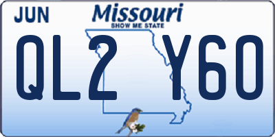 MO license plate QL2Y6O