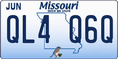 MO license plate QL4Q6Q