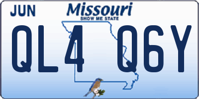 MO license plate QL4Q6Y