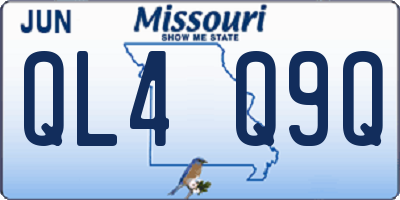 MO license plate QL4Q9Q