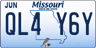 MO license plate QL4Y6Y