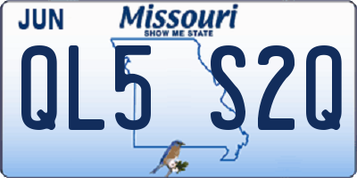MO license plate QL5S2Q