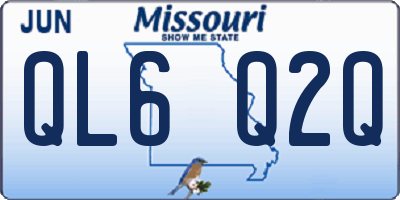 MO license plate QL6Q2Q