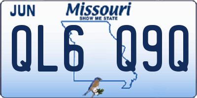 MO license plate QL6Q9Q