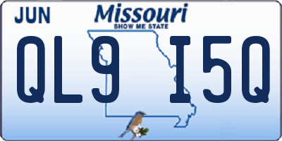MO license plate QL9I5Q
