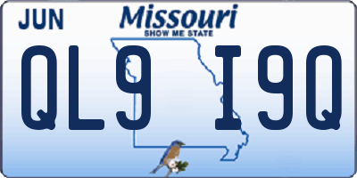 MO license plate QL9I9Q