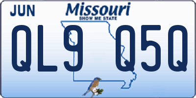 MO license plate QL9Q5Q