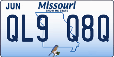 MO license plate QL9Q8Q