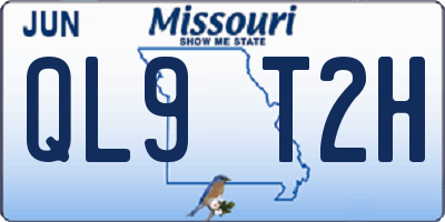 MO license plate QL9T2H
