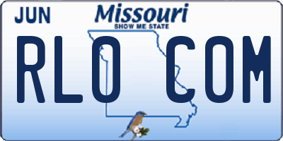 MO license plate RL0C0M