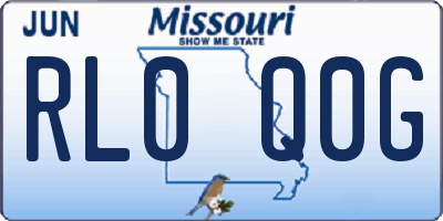 MO license plate RL0Q0G