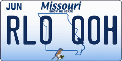 MO license plate RL0Q0H