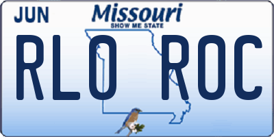 MO license plate RL0R0C