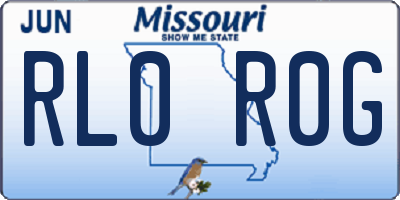 MO license plate RL0R0G