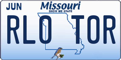 MO license plate RL0T0R