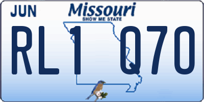 MO license plate RL1Q7O