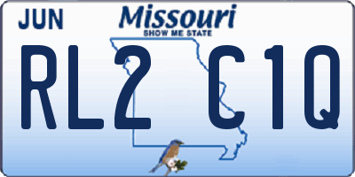 MO license plate RL2C1Q