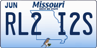 MO license plate RL2I2S