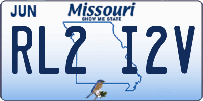 MO license plate RL2I2V