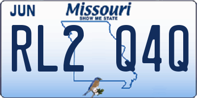 MO license plate RL2Q4Q