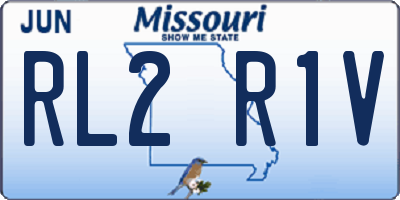 MO license plate RL2R1V