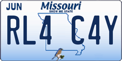 MO license plate RL4C4Y