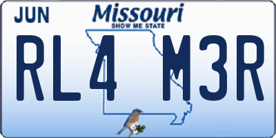 MO license plate RL4M3R