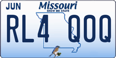 MO license plate RL4Q0Q