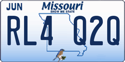MO license plate RL4Q2Q