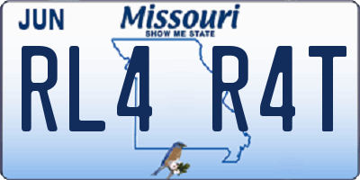 MO license plate RL4R4T