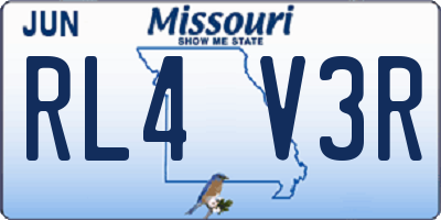 MO license plate RL4V3R