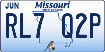 MO license plate RL7Q2P
