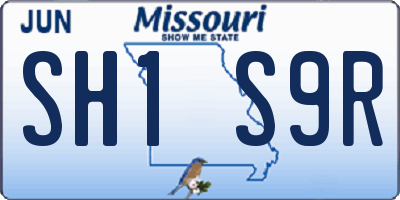 MO license plate SH1S9R