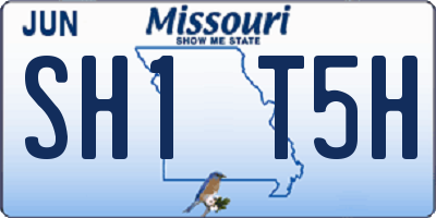 MO license plate SH1T5H