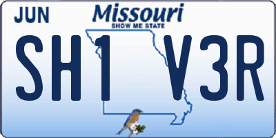 MO license plate SH1V3R