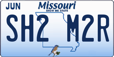 MO license plate SH2M2R