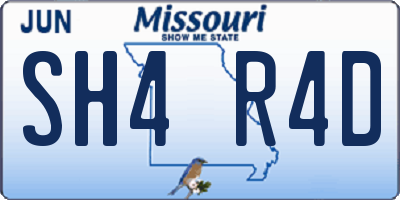 MO license plate SH4R4D