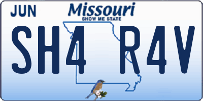 MO license plate SH4R4V