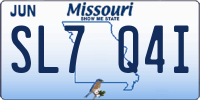 MO license plate SL7Q4I