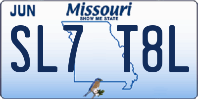 MO license plate SL7T8L
