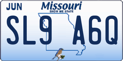 MO license plate SL9A6Q