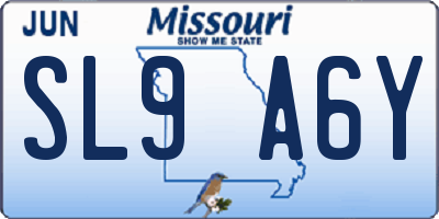 MO license plate SL9A6Y