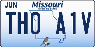 MO license plate TH0A1V