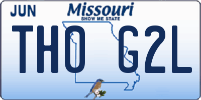 MO license plate TH0G2L