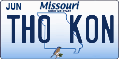 MO license plate TH0K0N