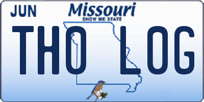 MO license plate TH0L0G