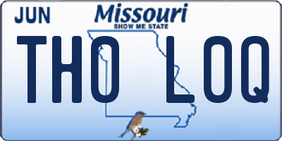 MO license plate TH0L0Q