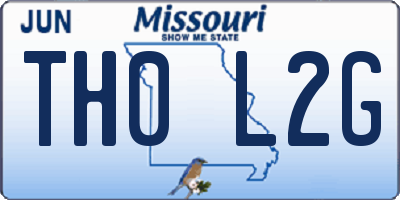 MO license plate TH0L2G