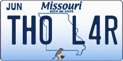 MO license plate TH0L4R