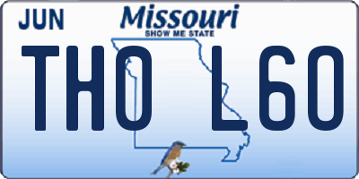 MO license plate TH0L6O